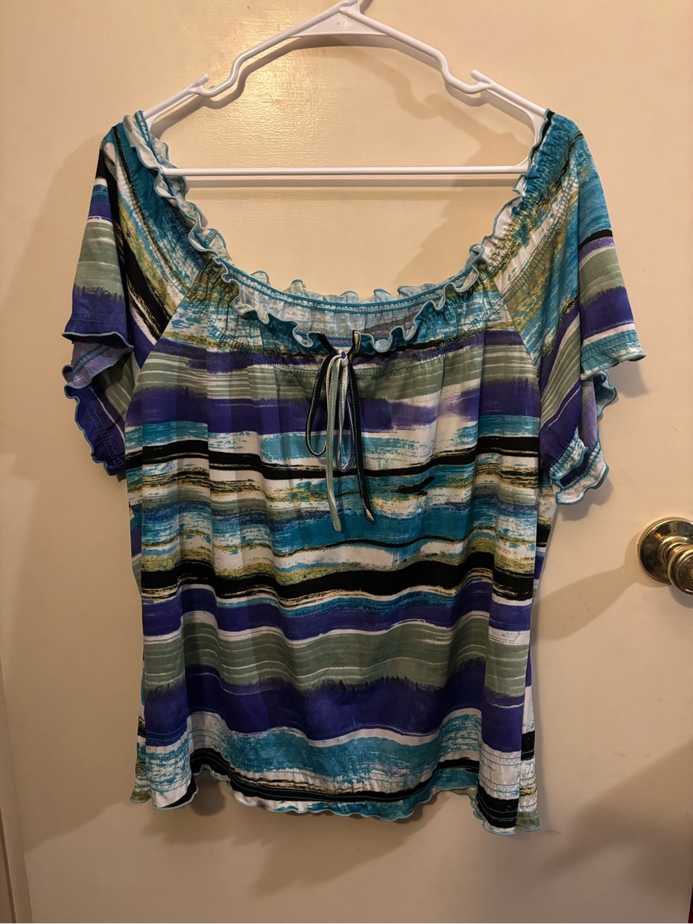 Colorful Striped Blouse